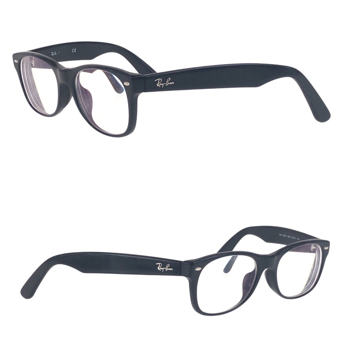 ブラック 黒 プラスチック RB 5184F 2000 5218 145 メガネフレーム メンズ 504495