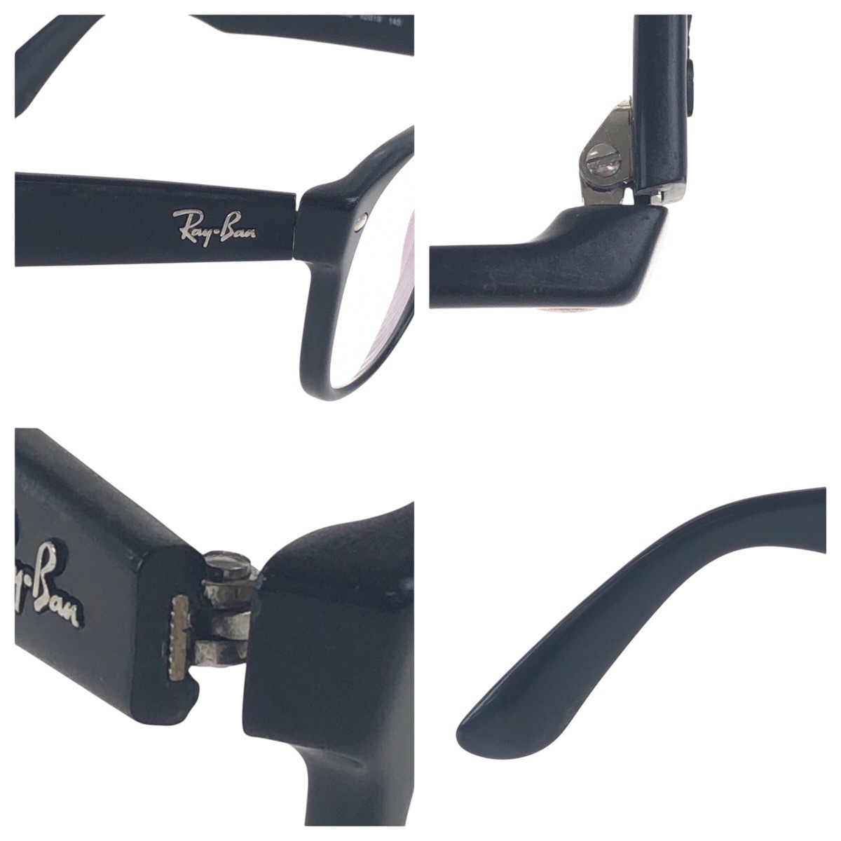 ブラック 黒 プラスチック RB 5184F 2000 5218 145 メガネフレーム メンズ 504495