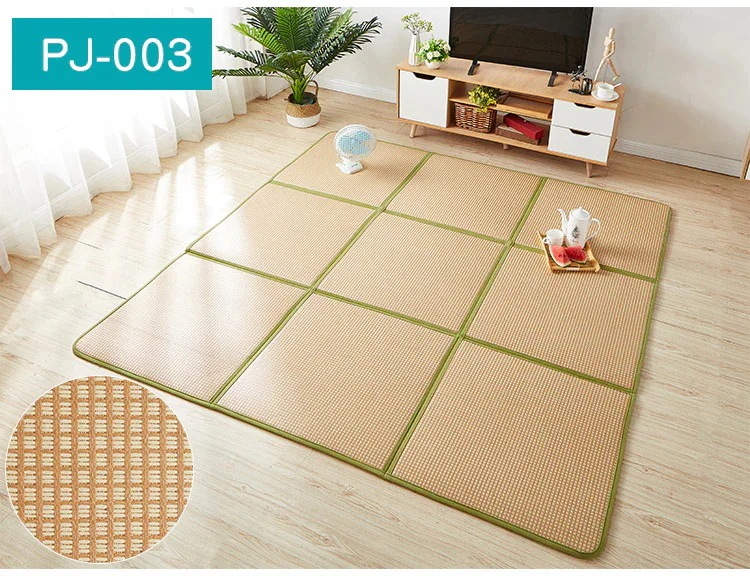 【20点セット】急速出荷13スタイル 折りたたみ可能 籐 あじろ 敷物 60*1cm ラグマット 厚手 カーペット厚さ1絨毯 室内 ラタン カーペットラグ 暑さ対策 熱中症対策 エアコン おすすめ ひ