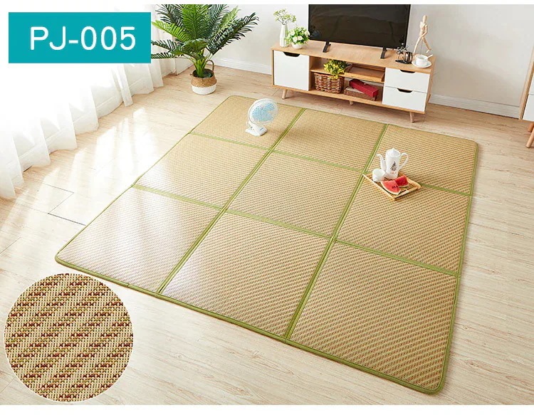 【20点セット】急速出荷13スタイル 折りたたみ可能 籐 あじろ 敷物 60*1cm ラグマット 厚手 カーペット厚さ1絨毯 室内 ラタン カーペットラグ 暑さ対策 熱中症対策 エアコン おすすめ ひ