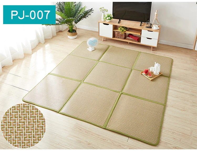【20点セット】急速出荷13スタイル 折りたたみ可能 籐 あじろ 敷物 60*1cm ラグマット 厚手 カーペット厚さ1絨毯 室内 ラタン カーペットラグ 暑さ対策 熱中症対策 エアコン おすすめ ひ