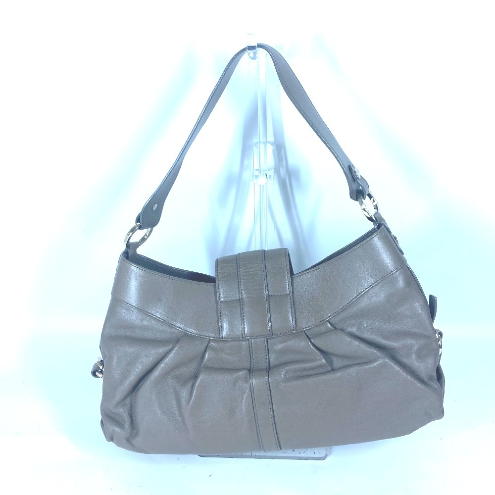 ショルダーバッグ ブルガリブルガリ ロゴ カバン 肩掛け レザー グレー ショルダーバッグ ブルガリブルガリ ロゴ カバン 肩掛け レザー グレー