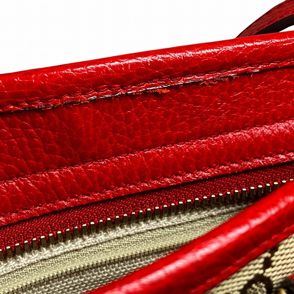 グッチ GGキャンバス 449241 2WAY バッグ ハンドバッグ ショルダーバッグ 【中古】