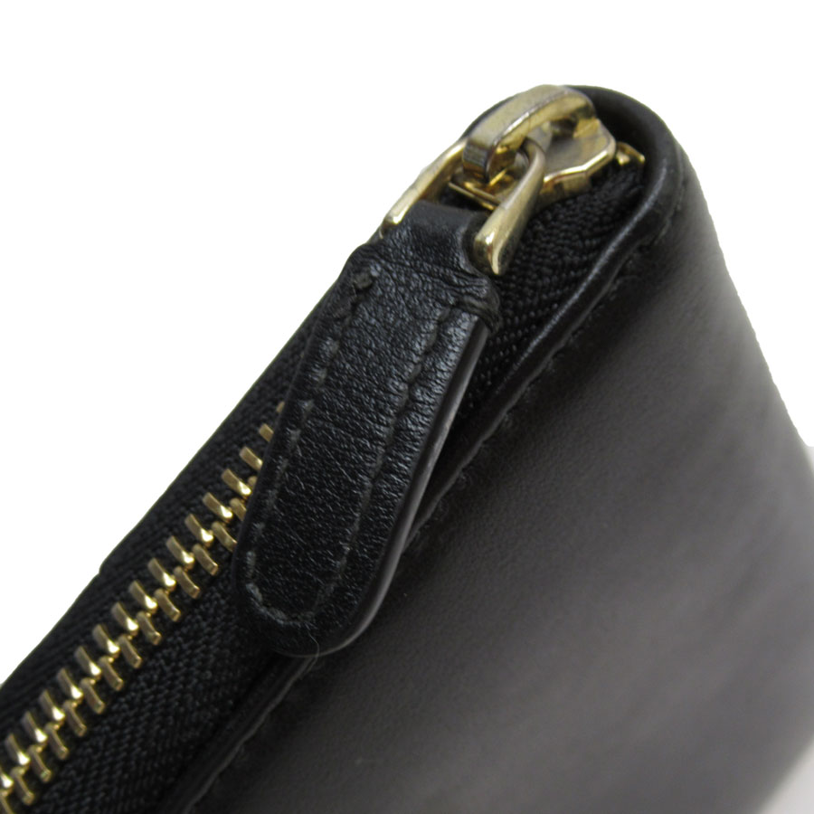 ブルガリ BVLGARI ラウンドファスナー長財布 レザー ブラック ユニセックス t19573a ブルガリ BVLGARI ラウンドファスナー長財布 レザー ブラック ユニセックス t19573a