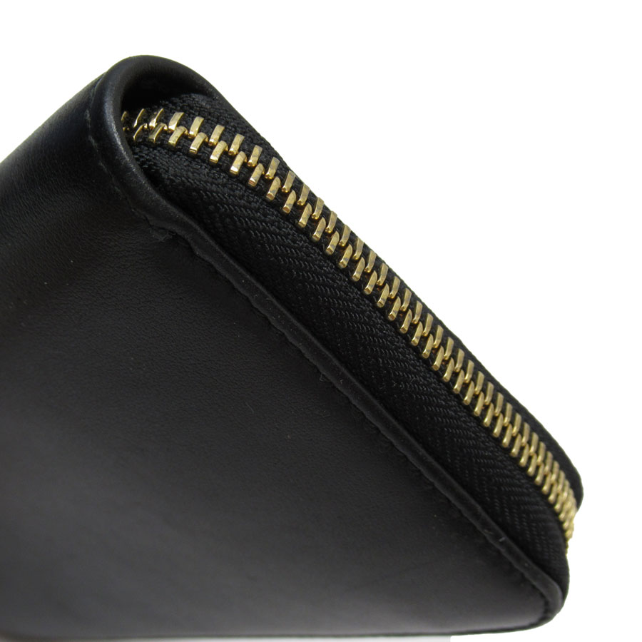 ブルガリ BVLGARI ラウンドファスナー長財布 レザー ブラック ユニセックス t19573a ブルガリ BVLGARI ラウンドファスナー長財布 レザー ブラック ユニセックス t19573a