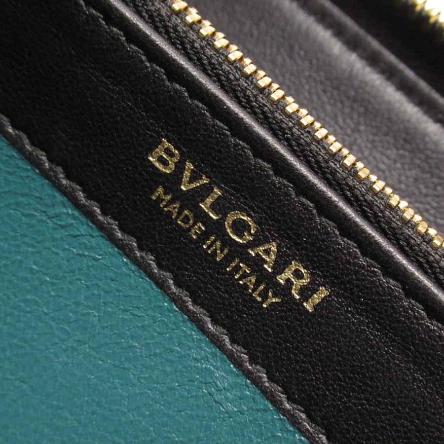 ブルガリ BVLGARI ラウンドファスナー長財布 レザー ブラック ユニセックス t19573a ブルガリ BVLGARI ラウンドファスナー長財布 レザー ブラック ユニセックス t19573a