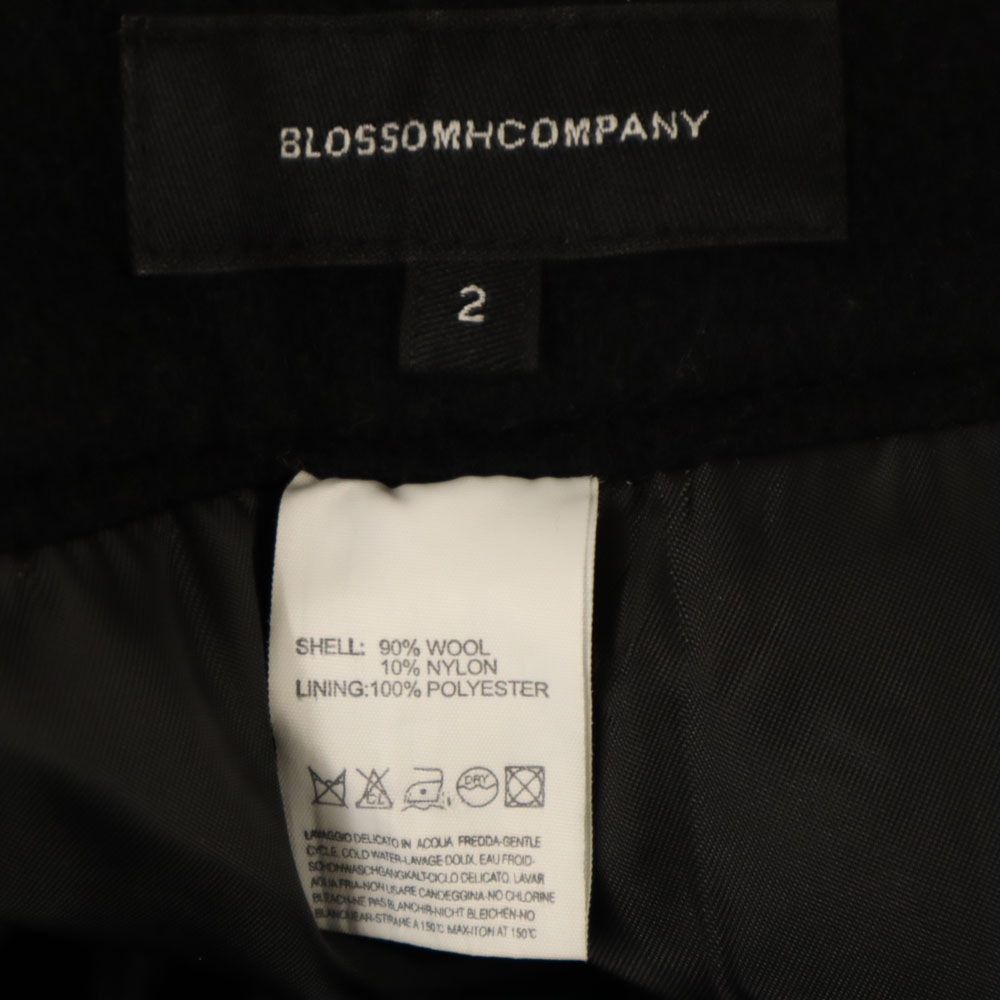 ブロッサムカンパニー ウール ワイドパンツ 2 ブラック BLOSSOMHCOMPANY レディース mdprevattcaulkingandwaterproofing.com