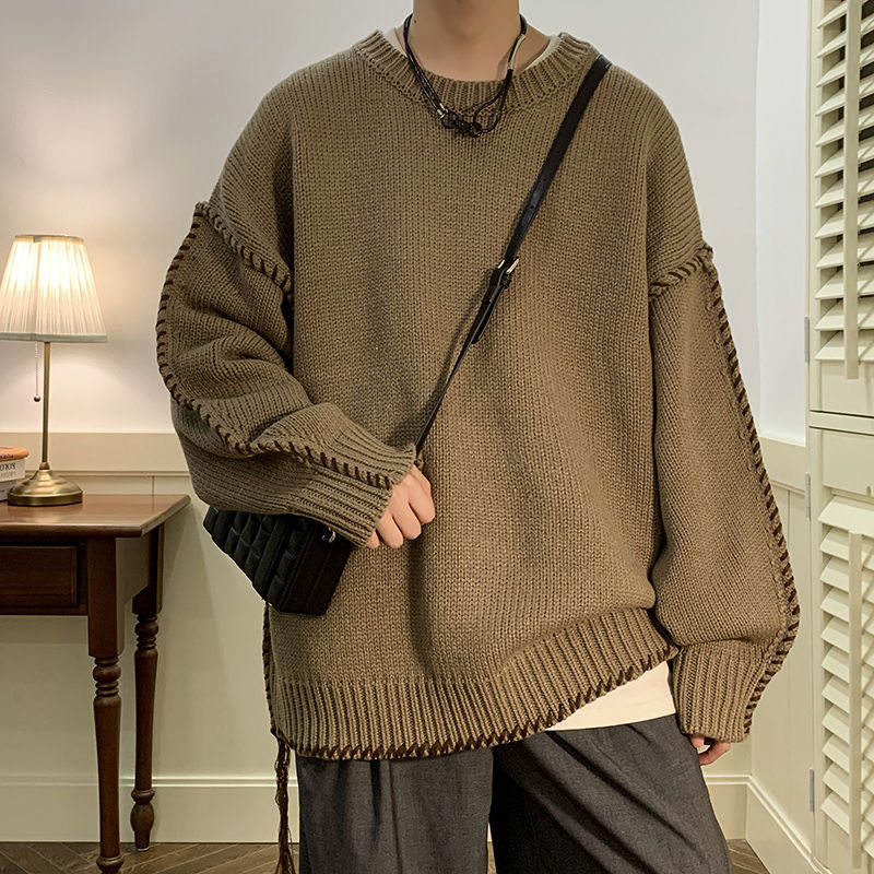 を1枚プレゼントカシミヤタッチ ベーシックニット ブラウス ブラウス ラウンドネックニットセーターインナーアンダーウェアニットカーディガンベーシックニットセーター着 韓国ファッション 秋冬