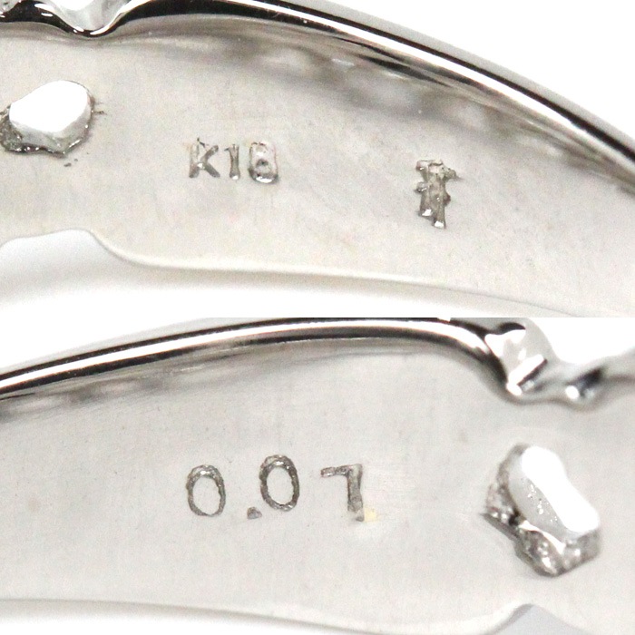 Folli Follie フォリフォリ K18WG ホワイトゴールド クローバー リング・指輪 ダイヤモンド0.07ct 10号 3.5g レディース 中古 美品 Folli Follie フォリフォリ K18WG ホワイトゴールド クローバー リング・指輪 ダイヤモンド0.07ct 10号 3.5g レディース 中古 美品