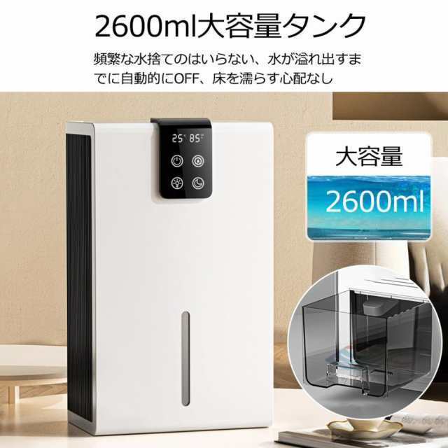 【メガ割!限定】除湿機 衣類乾燥 空気清浄機 1台3役 パワフル除湿 小型 強力除湿 ペルチェ式 部屋干し コンパクト 電気代 静音 マイナスイオン機能 花粉対策 梅雨対策 結露防止