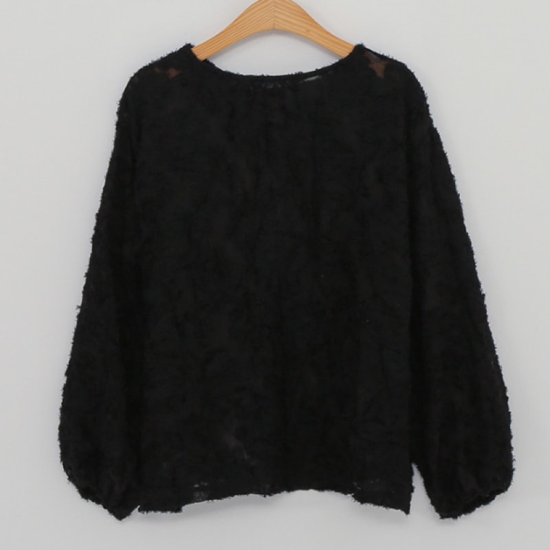 Click & Funny Nelsh バーンアウトブラウス agenciaidee.com