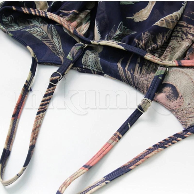 入荷！男女セットペア水着 4点セット ペアルック 総柄 ワンピース ビキニ パンツ お揃い ペアルック レディース メンズ 結婚祝い 体型カバー 旅行 大人