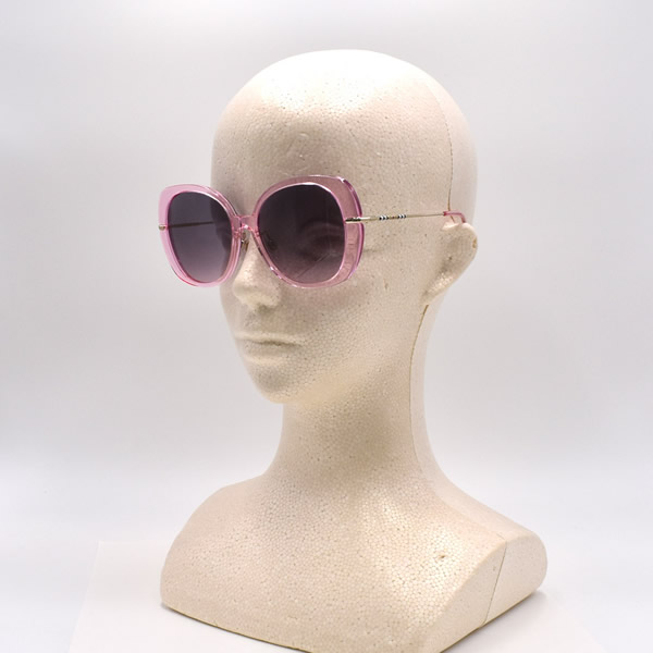 サングラス 0BE4374F 40245M 55 サングラス レディース ピンク ローズグラデーショングレー