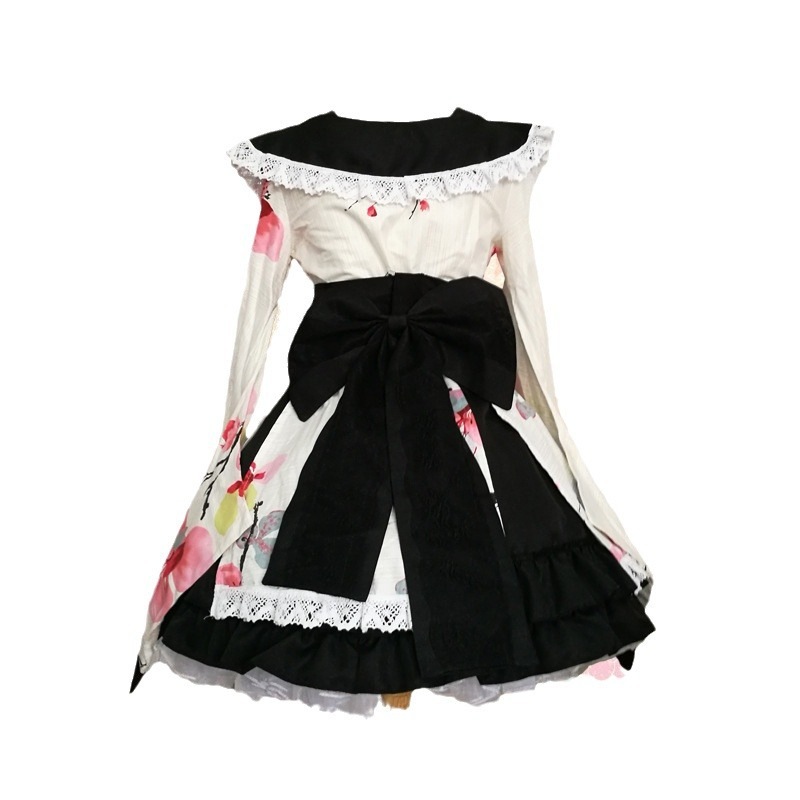 純綿着物改良版コスプレ女装極楽浄土和花魁ロリータ 純綿着物改良版コスプレ女装極楽浄土和花魁ロリータ