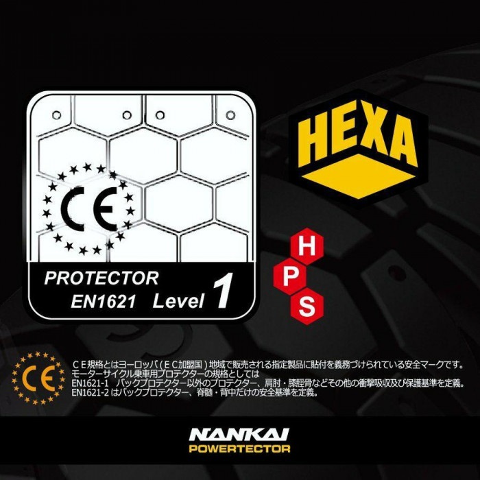NANKAI HEXA チェストプロテクター CE Level1 SDP-C003 ワンサイズ ブラック NANKAI HEXA チェストプロテクター CE Level1 SDP-C003 ワンサイズ ブラック
