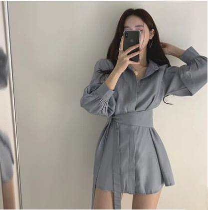 リボンベルト付き ショートパンツ ボリューム袖 ブラウス セットアップ ショート ショート丈 袖あり 長袖 ドロップショルダー Vネック フレア ウエストリボン リボンベルト付き ショートパンツ ボリューム袖 ブラウス