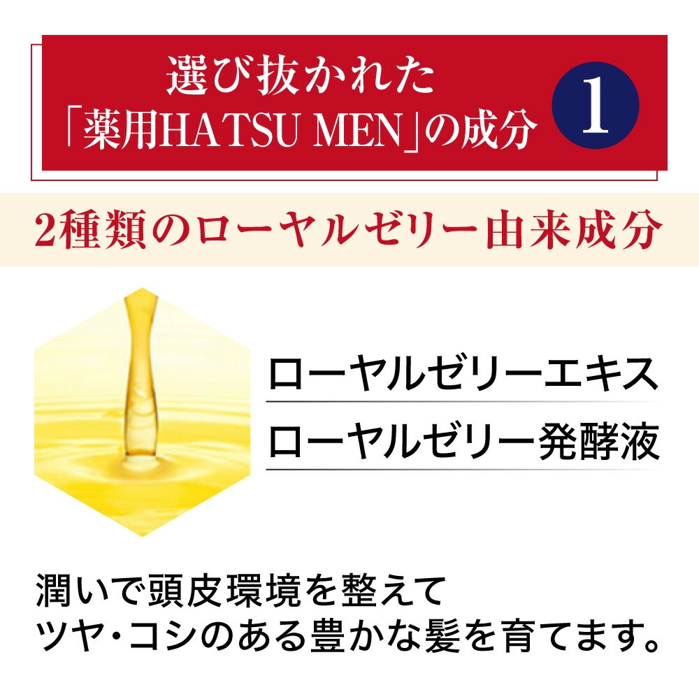 【山田養蜂場】 薬用 HATSU MEN(ハツ メン) バレンタイン