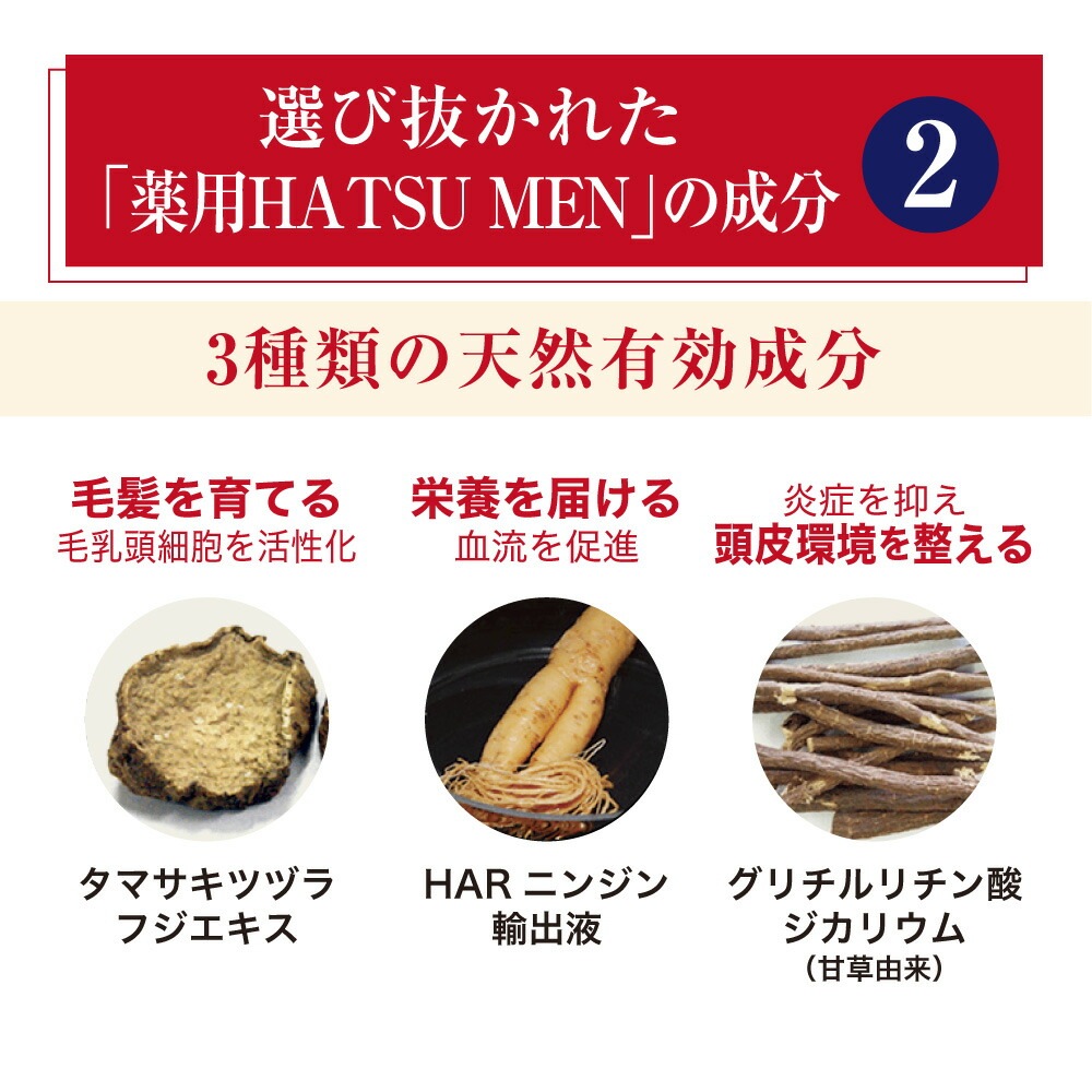 【山田養蜂場】 薬用 HATSU MEN(ハツ メン) バレンタイン