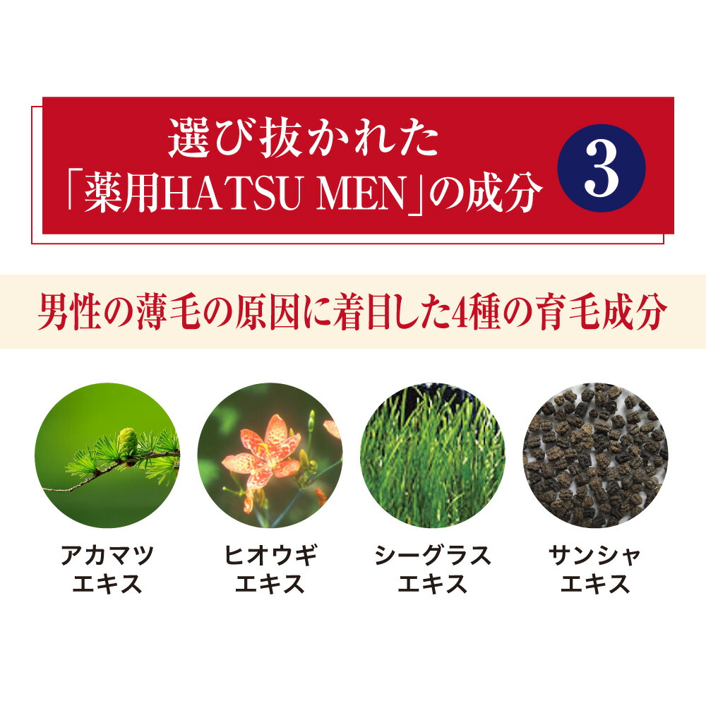 【山田養蜂場】 薬用 HATSU MEN(ハツ メン) バレンタイン