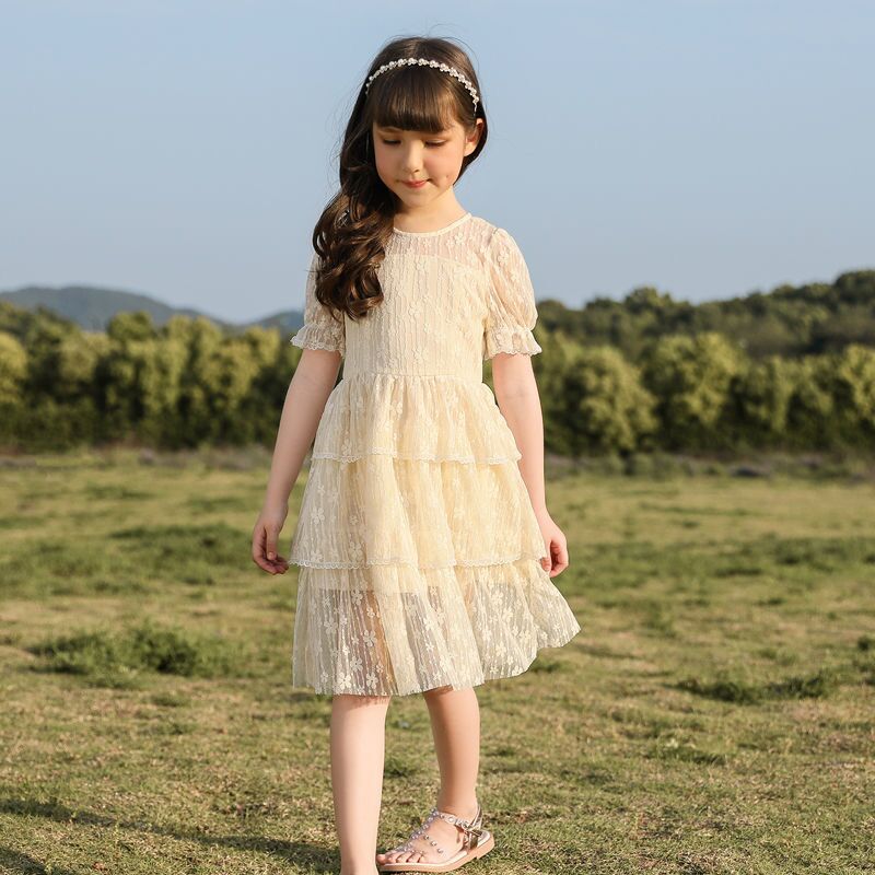81 以上節約 人気 女の子ワンピース 夏 半袖 子供服 韓国版子供ドレス ワンピース 洋気 キッズ 超かわいい16