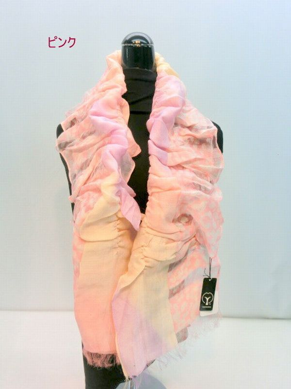 ストール ファッション小物 レディースファッション ヒョウ柄 無地 切替 シャーリングストール アニ ストール ファッション小物 レディースファッション ヒョウ柄 無地 切替 シャーリングストール アニ