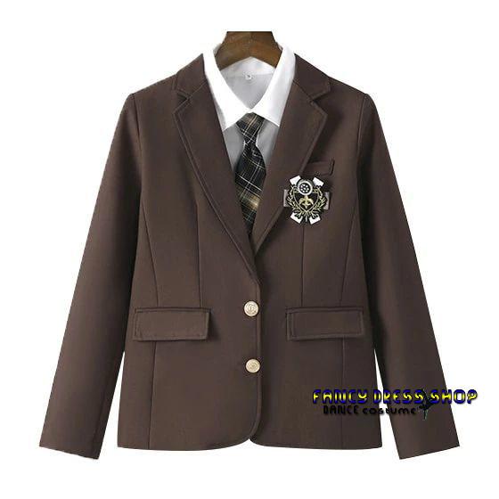 【制服標準装備】ブレザー 黒 紺 ジャケット 女の子 長袖 スーツ 卒業式 女の子 制服 女子 ジャケット 卒服 入学式 通学 ブレザー 長袖 中学生 女子高生 JK 学園祭 発表会 150 1