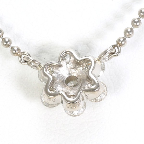 PT900 プラチナ PT850 ネックレス ダイヤ 0.50 約41cm ジュエリー 中古