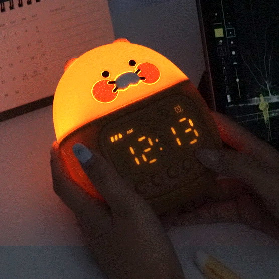 Qoo10] カカオフレンズ NEW ムードライト デジタル時計 ライ