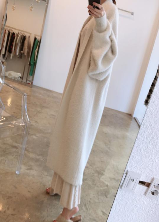 【送料無料】レディース もこふわ ガウン風 ロング カーディガン アンゴラ調 マキシ 【送料無料】レディース もこふわ ガウン風 ロング カーディガン アンゴラ調 マキシ