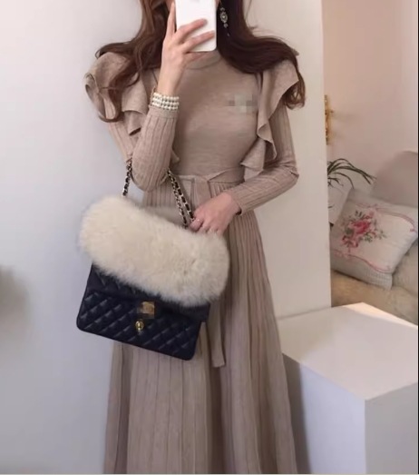 レディース ワンピース ニットワンピ ミモレ 長袖 ラウンドネック フェミニン プリーツ フリル ウエストマーク ウエストリボン 厚手 かわいい 大人可愛い きれいめ シンプル カジュアル 上品 レディース ワンピース ニットワンピ ミモレ 長袖 ラウンドネック フェミニン プリーツ フリル ウエストマーク ウエストリボン 厚手 かわいい 大人可愛い きれいめ シンプル カジュアル 上品