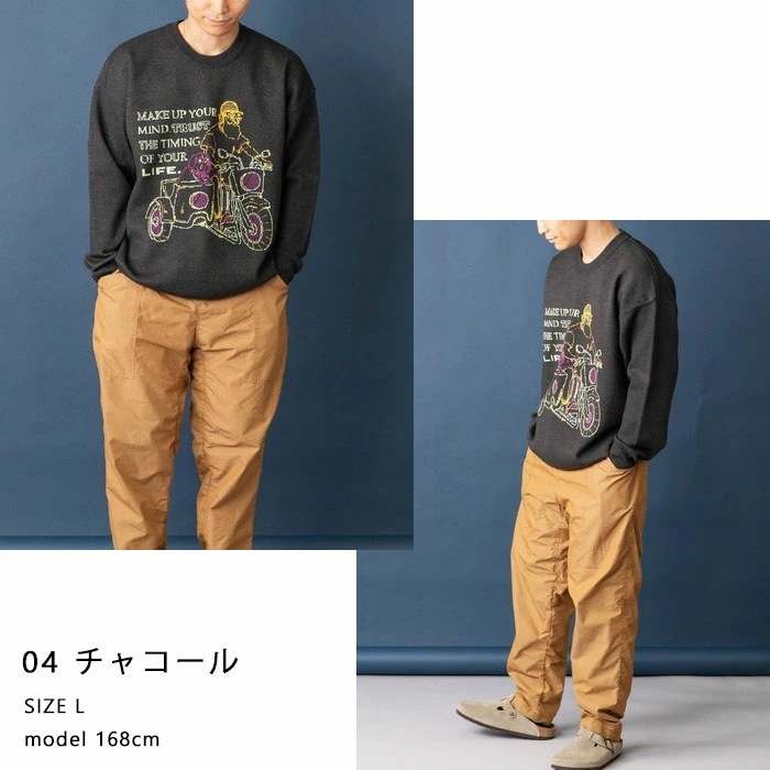 gym master トップス ニット ジャガードニット セーター MAKE UP YOUR MIND クルーネック メンズ レディース ユニセックス G421727 gym master トップス ニット ジャガードニット セーター MAKE UP YOUR MIND クルーネック メンズ レディース ユニセックス G421727