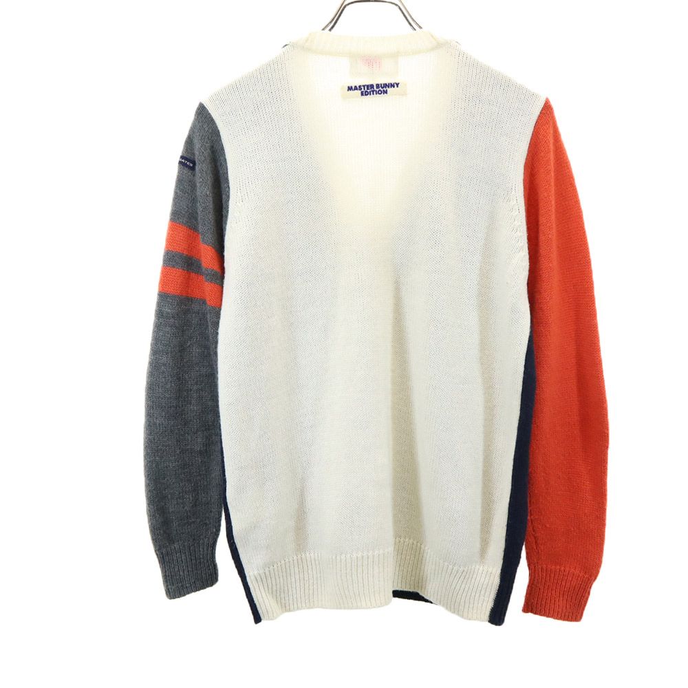 パーリーゲイツ コラボ 長袖 Vネック カーディガン 4 ネイビー系 PEARLY GATES ニット メンズ パーリーゲイツ コラボ 長袖 Vネック カーディガン 4 ネイビー系 PEARLY GATES ニット メンズ