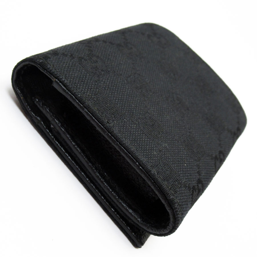 グッチ GUCCI カードケース GGキャンバス キャンバス ブラック ユニ