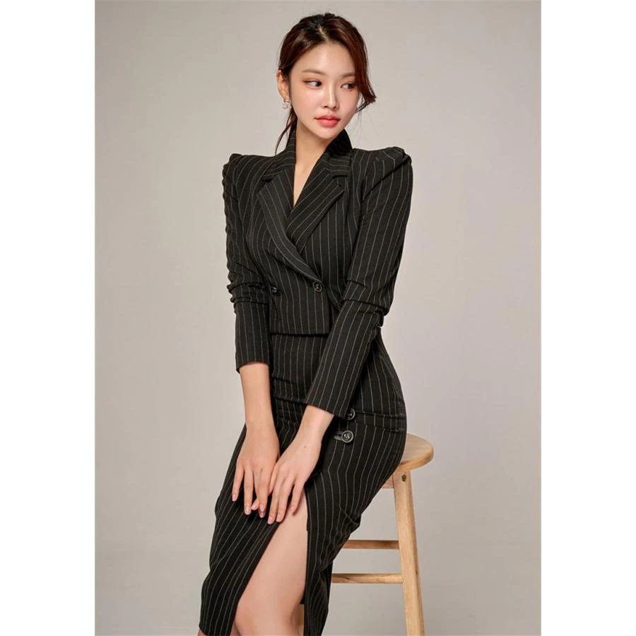 2点セットトップス スカート タイト 韓国 インポート きれいめ センター セットアップ 着痩せ 膝下 パーティドレス 上品 エレガント 大人 可愛い スリム 大