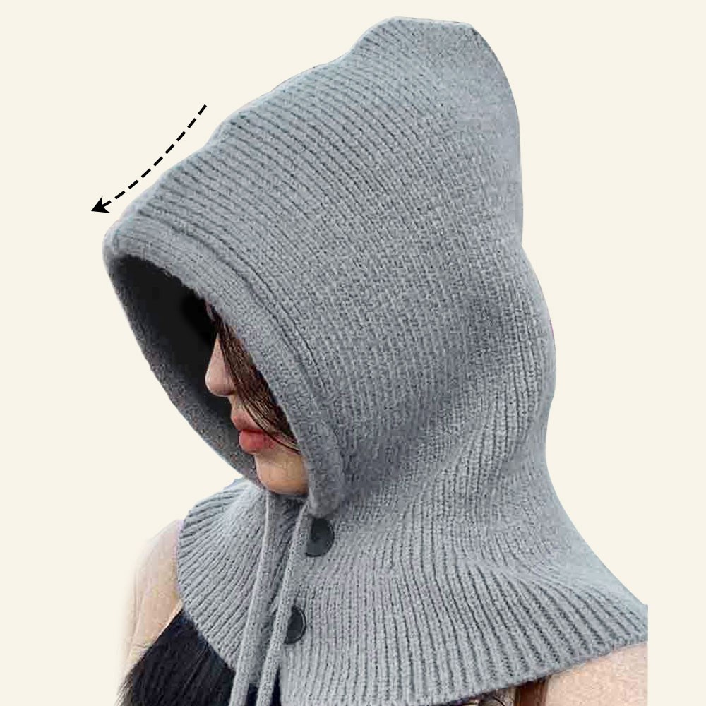 neck warmerオールマイウェイウィンターニットバラクラバドトムワイドフィット女性フードネックウォーマー neck warmerオールマイウェイウィンターニットバラクラバドトムワイドフィット女性フードネックウォーマー