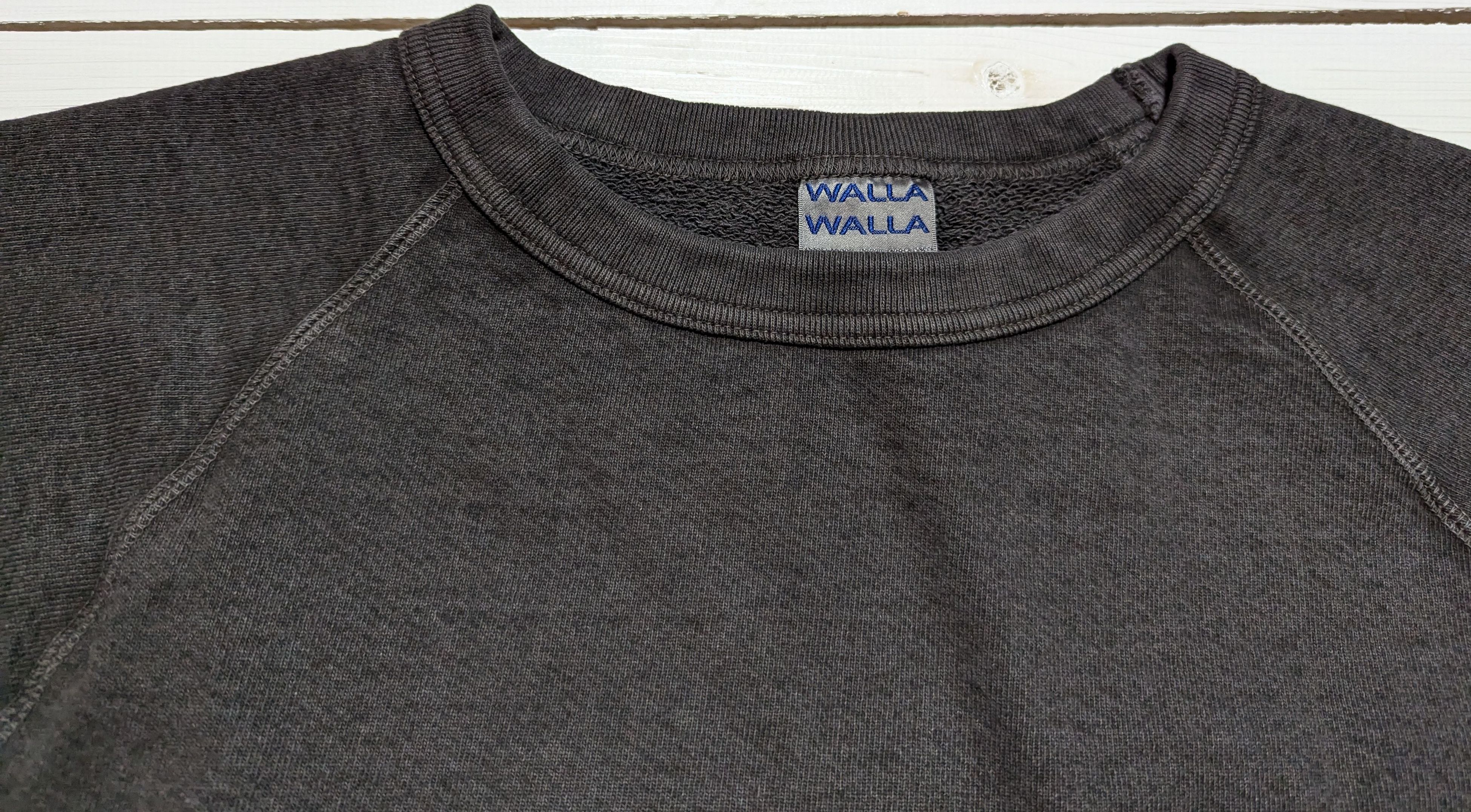 ピグメント ダイ 13オンス クルー ユーズドブラック メンズ スウェットシャツ 日本製 PIGMENT DYE 13oz CREW USED BLACK 040