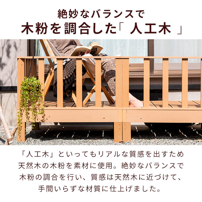 縁台 5点セット セット ウッドデッキ 人工木 庭 ガーデン エクステリア 縁側 DIY D 縁台 5点セット セット ウッドデッキ 人工木 庭 ガーデン エクステリア 縁側 DIY D