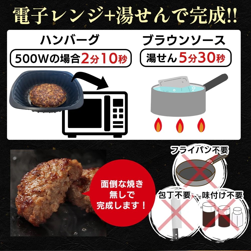 (衝撃の56%OFF！) ブラウンハンバーグ 16食 ハンバーグ ブラウンソース マッシュルーム 牛肉 肉 まつや 食品 非常食