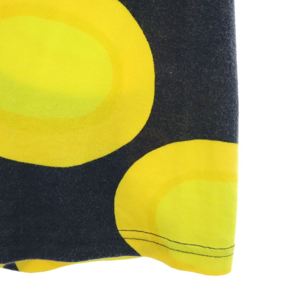 総柄 ノースリーブ カットソー S イエロー系 レディース 総柄 ノースリーブ カットソー S イエロー系 レディース