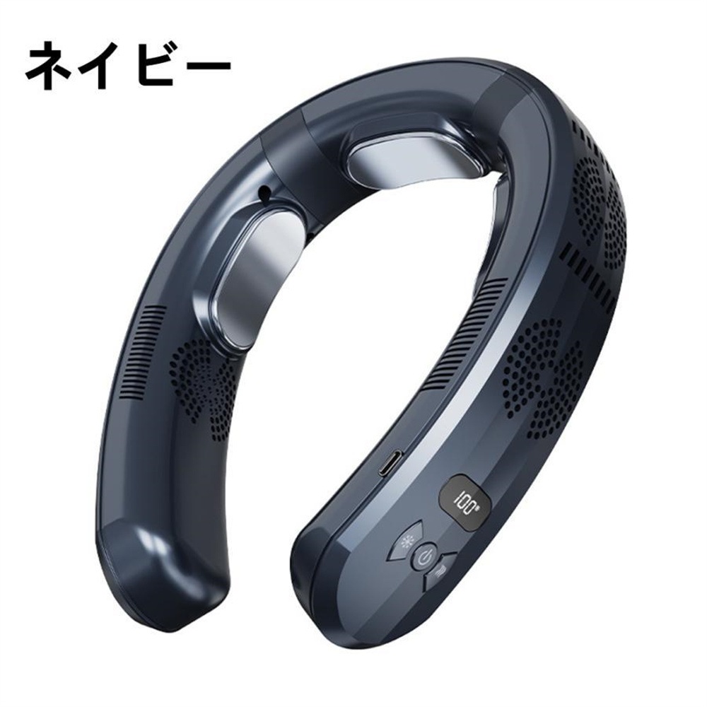 首掛け扇風機 ネッククーラー 強力 6000mAh 超軽量 大容量 首掛け扇風機 ネッククーラー 羽なし 2025最強 首かけ 扇風機 3