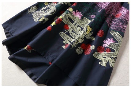ニット 刺繍 ショー... : レディース服 長袖 アシメトリー 日本製新作
