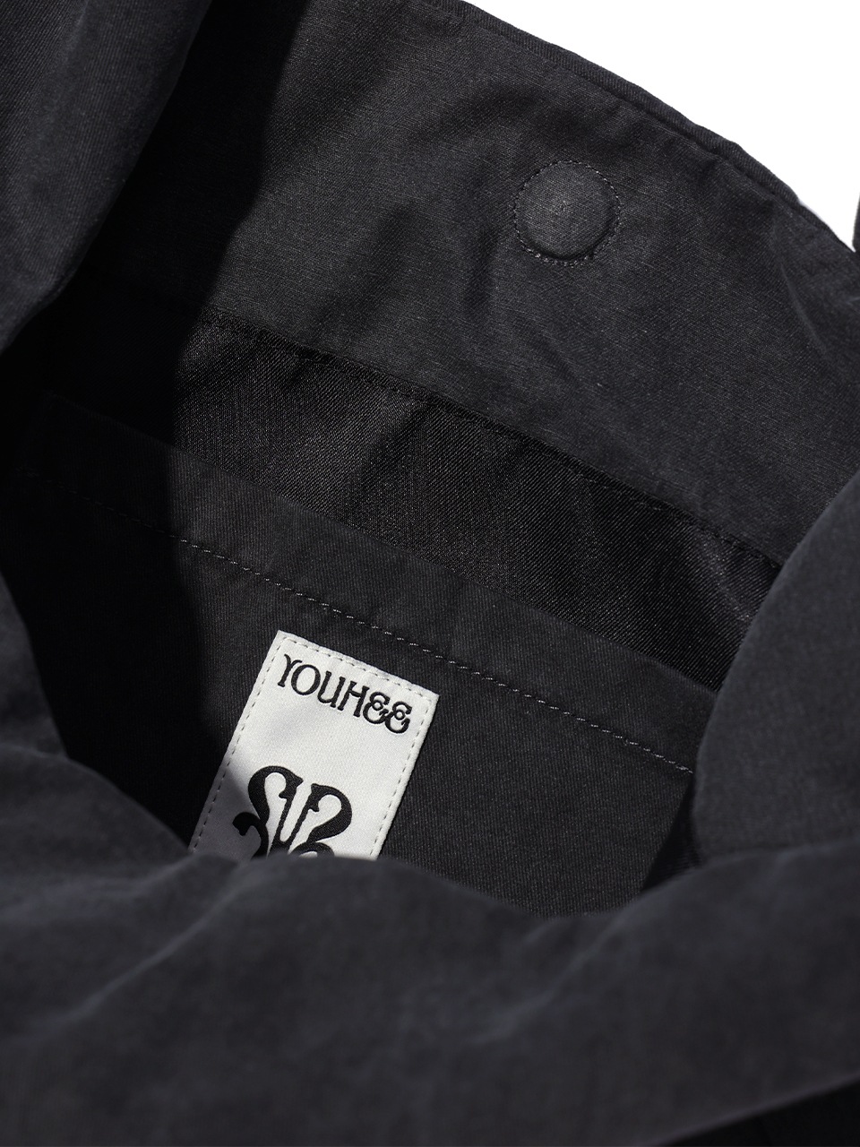 YOUHEE LETTERING BIG BAG BLACK