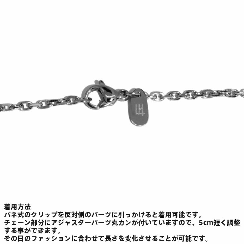 ツイストロッド ネックレス サージカルステンレス シルバー メンズ ブランド 彼氏 プレゼント