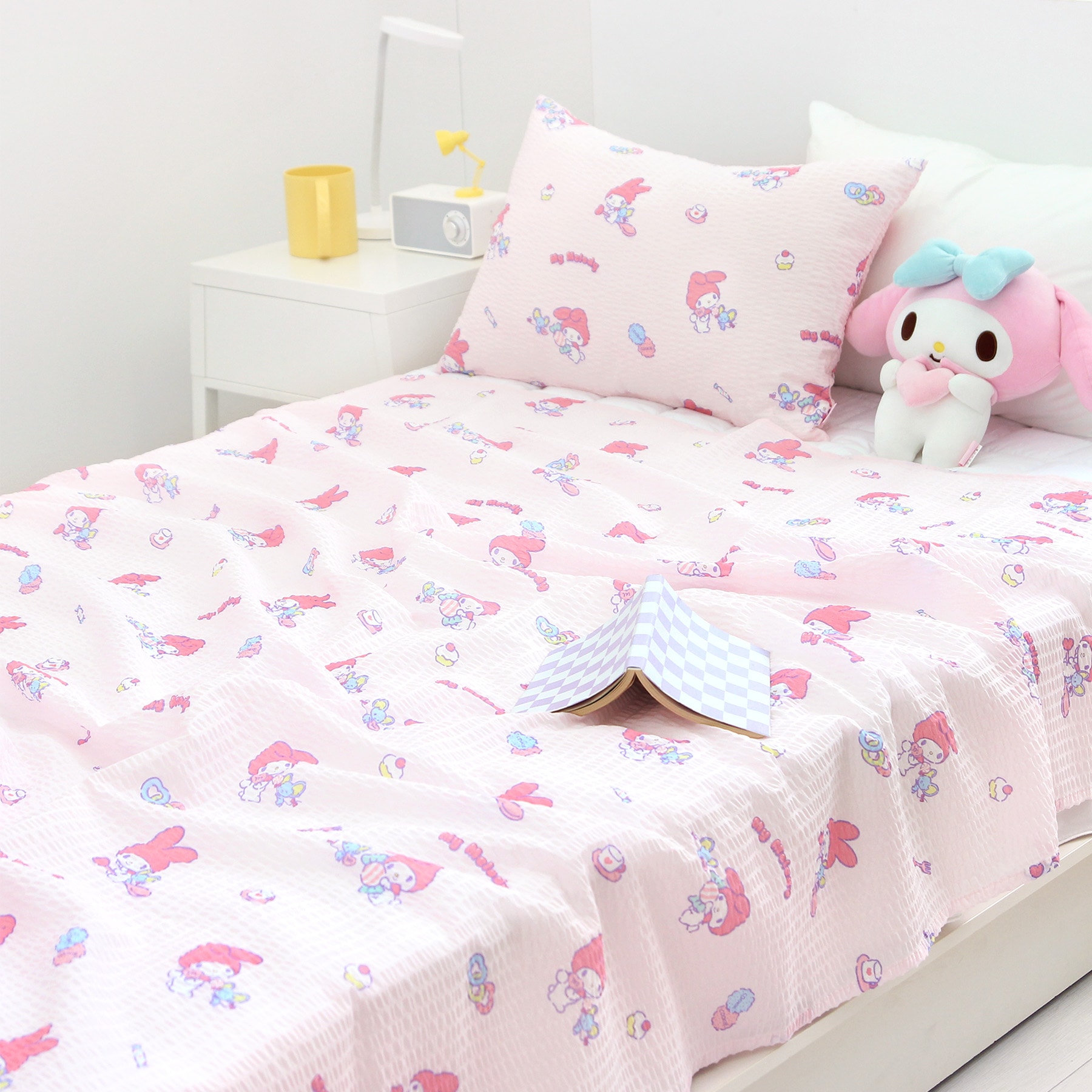 SANRIO マイメロディ 夏用 ふとん 枕カバーセット Desert 子供部屋 かわいい SANRIO マイメロディ 夏用 ふとん 枕カバーセット Desert 子供部屋 かわいい