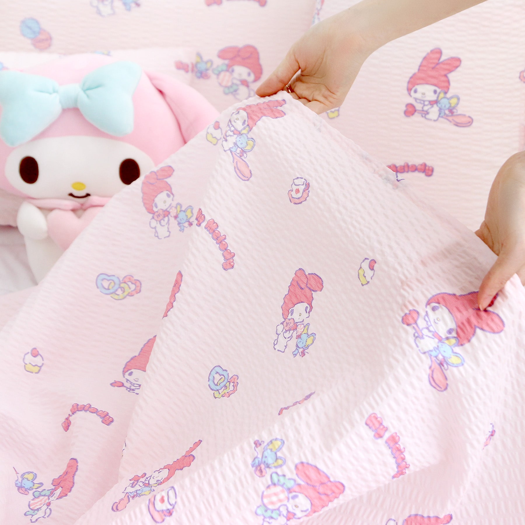 SANRIO マイメロディ 夏用 ふとん 枕カバーセット Desert 子供部屋 かわいい SANRIO マイメロディ 夏用 ふとん 枕カバーセット Desert 子供部屋 かわいい