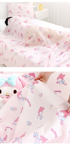SANRIO マイメロディ 夏用 ふとん 枕カバーセット Desert 子供部屋 かわいい SANRIO マイメロディ 夏用 ふとん 枕カバーセット Desert 子供部屋 かわいい