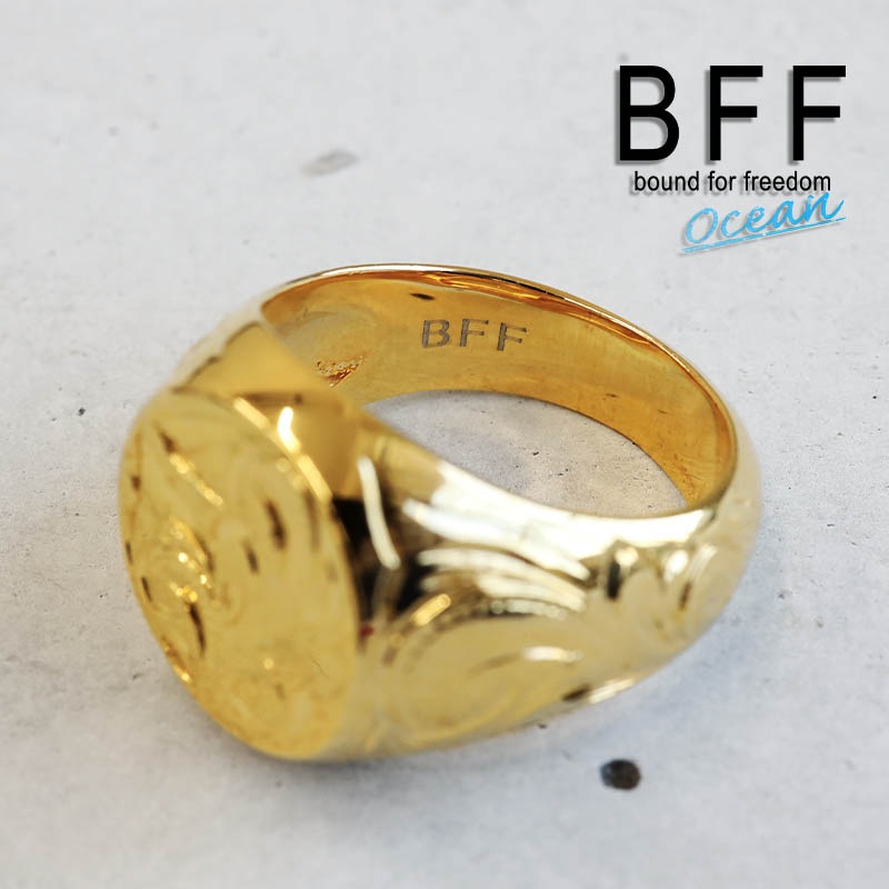BFF 印台リング カレイキニ [bffr007-g-l]