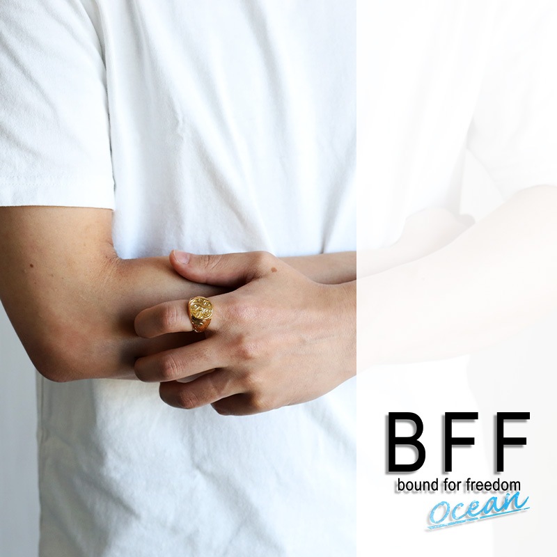 BFF 印台リング カレイキニ [bffr007-g-l]