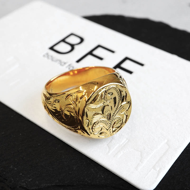 BFF 印台リング カレイキニ [bffr007-g-l]