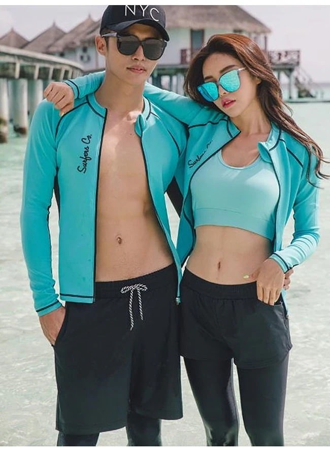 フィット ファッション水着 スポーツ水着 レディース 水着 ペアルック 5点セット フィット ファッション水着 スポーツ水着 レディース 水着 ペアルック 5点セット